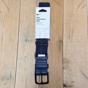 Nike Baseball/Softball Belt 3.0 Adult 28"-43"  Navy/White Unisex NWT